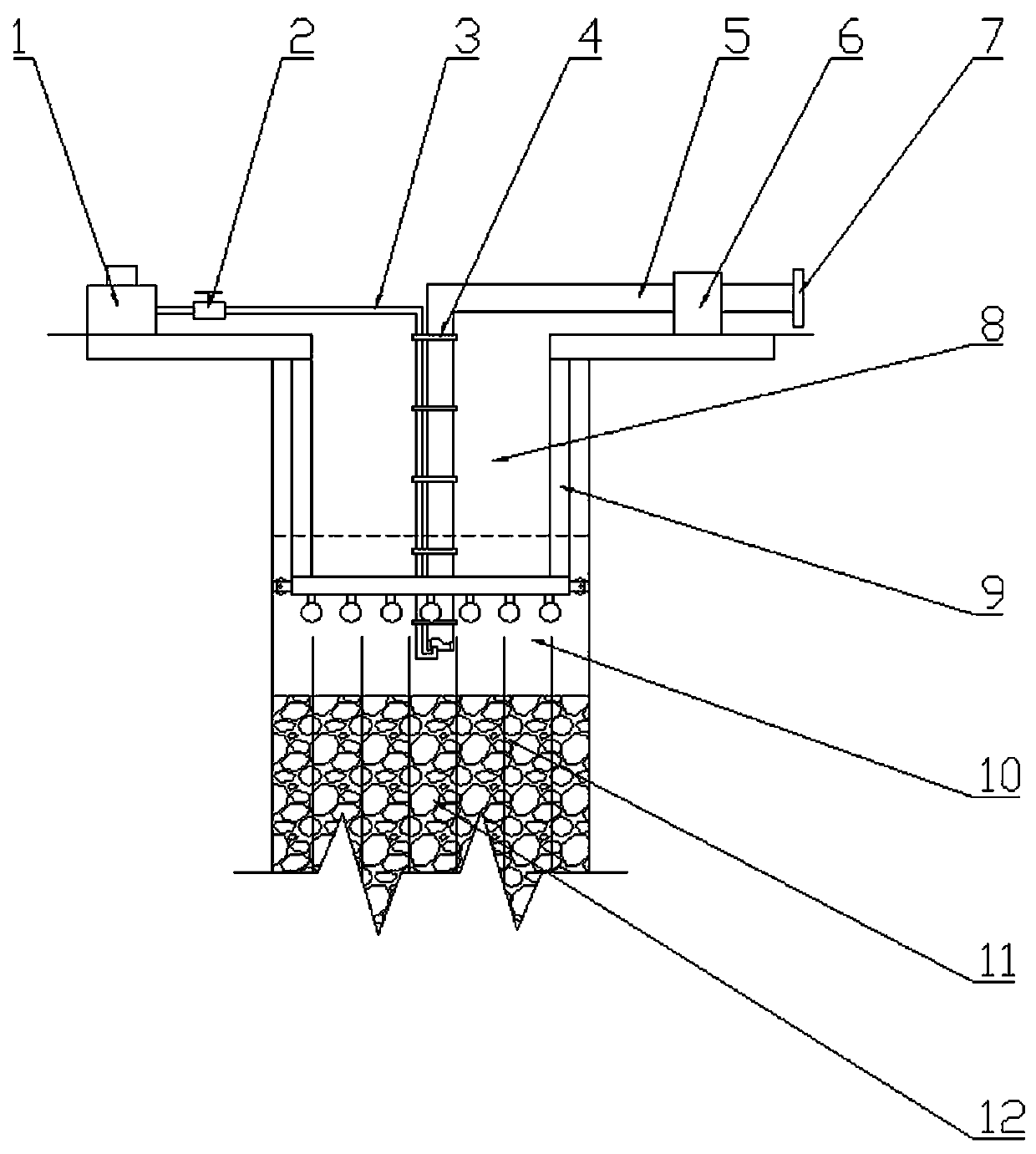 Method for removing floating slurry at pile head of cast-in-place pile