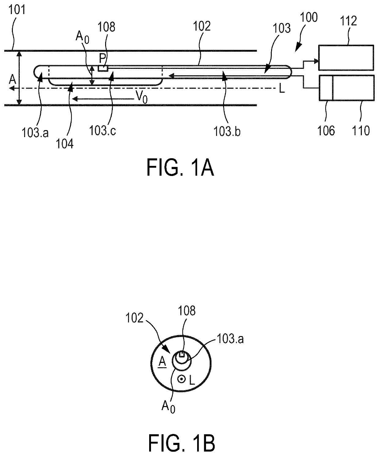 Intravascular blood flow measurement using differential pressure principle and an expanding flow sensor