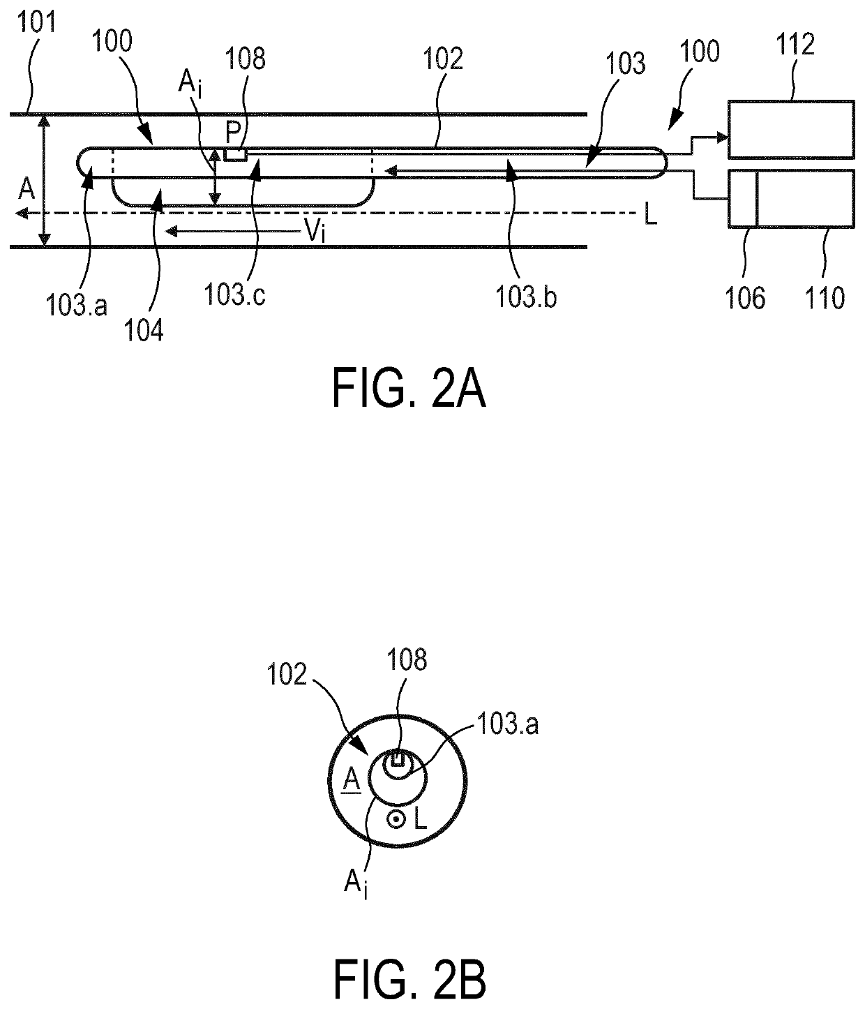 Intravascular blood flow measurement using differential pressure principle and an expanding flow sensor