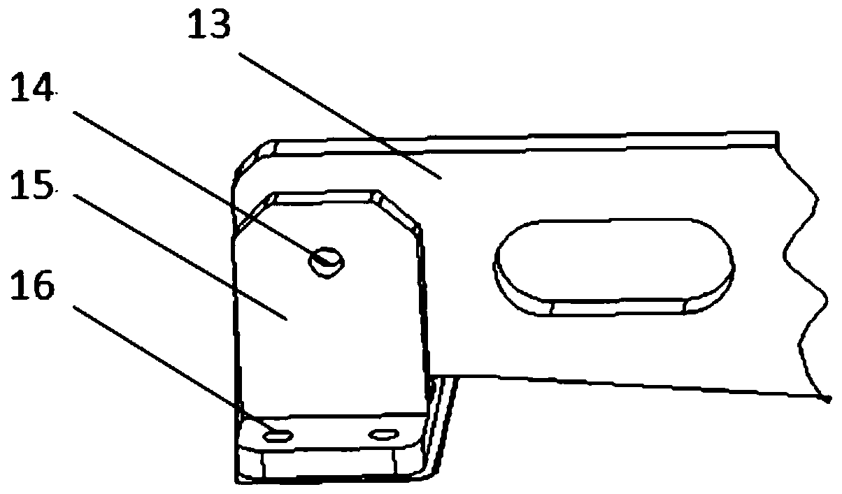 A detachable adjustable truss clamping and positioning device and positioning method