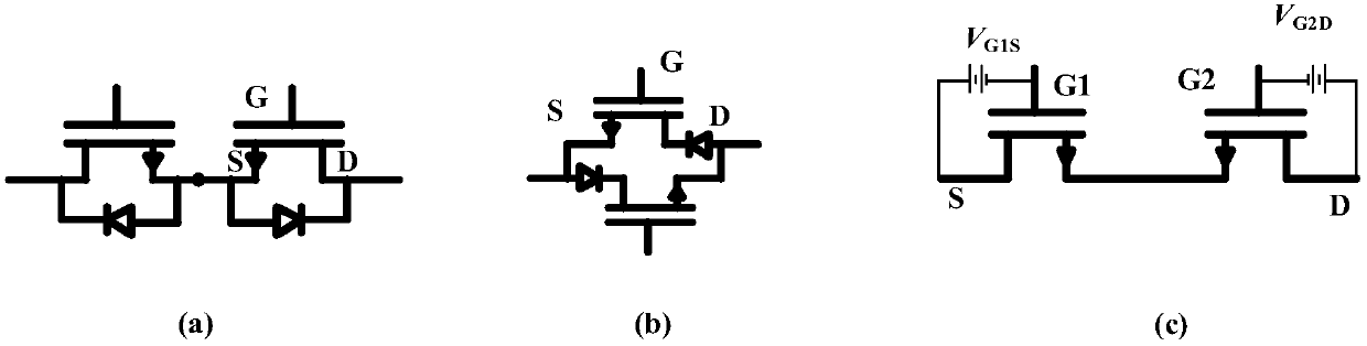 Gallium nitride heterojunction bidirectional switching device