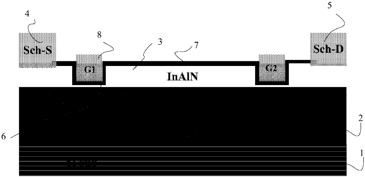 Gallium nitride heterojunction bidirectional switching device