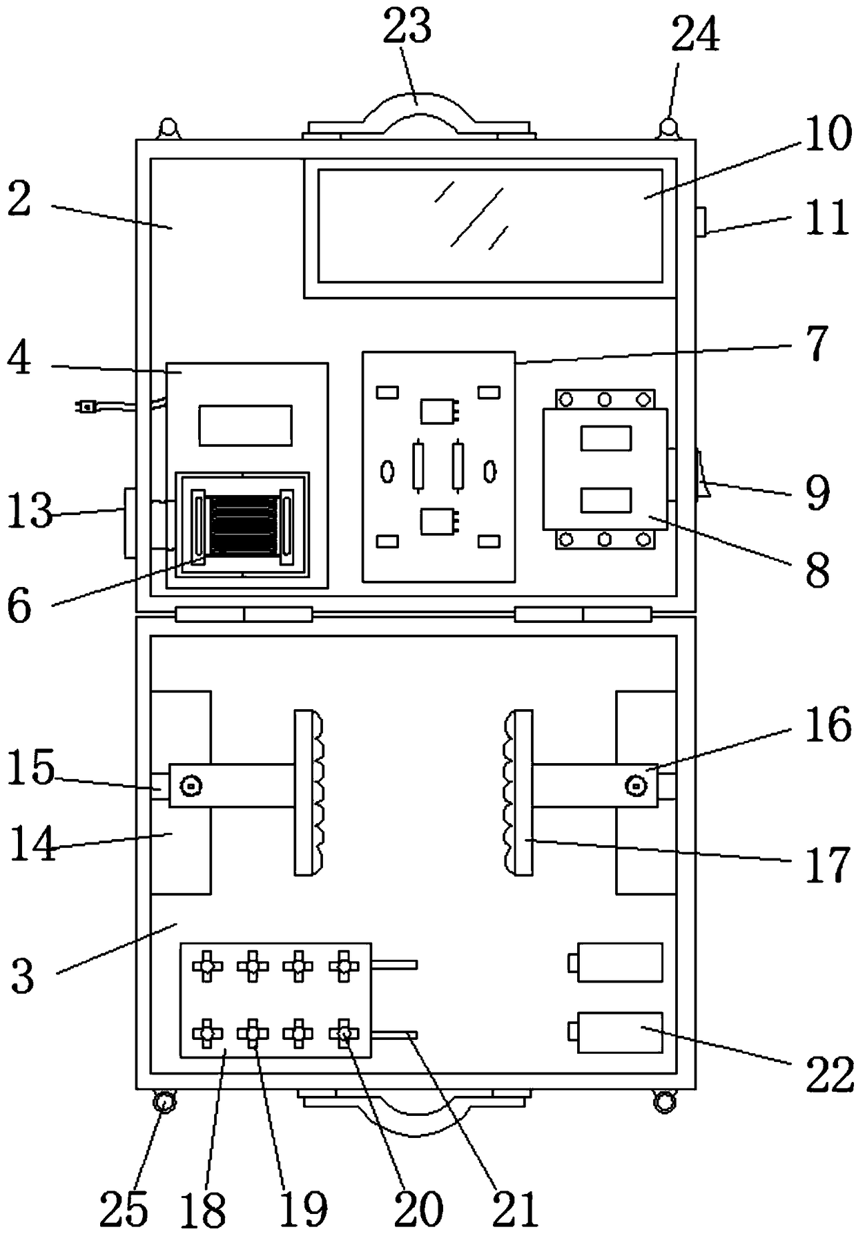 Electrical experiment mobile terminal