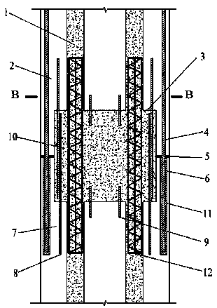 Combined prefabricated bridge pier connection structure and its construction method