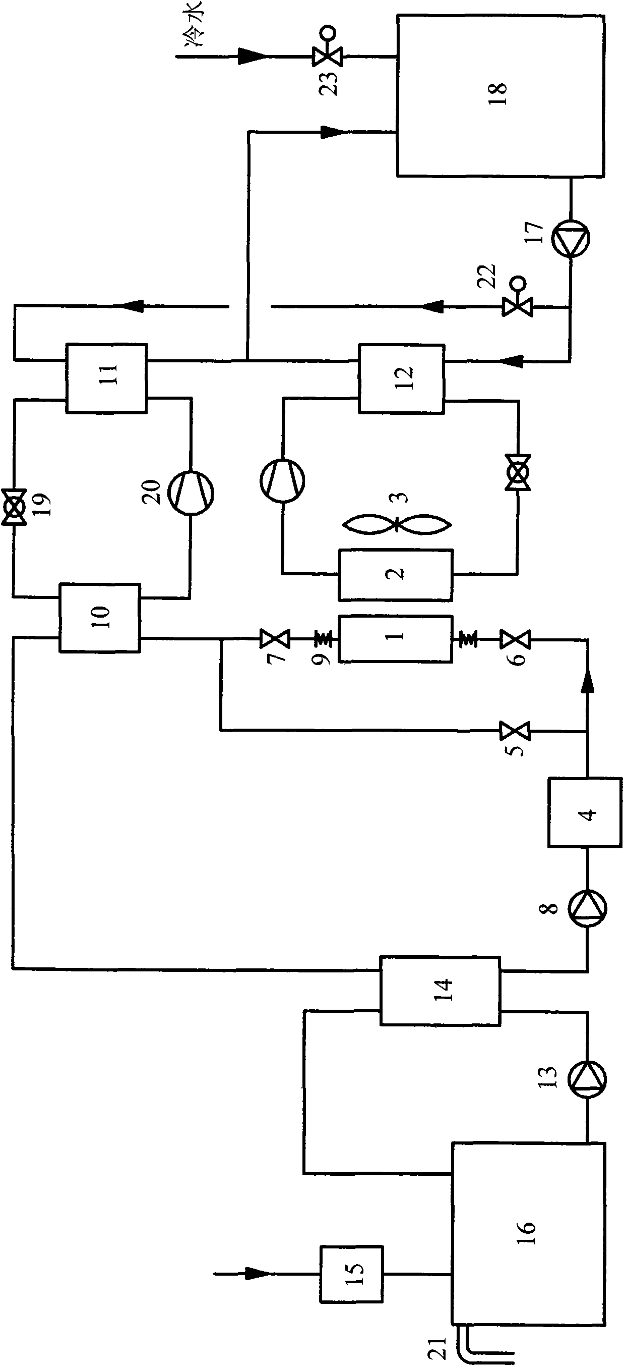 Method and system for reducing frosting degree of air-source heat pump hot water unit in winter