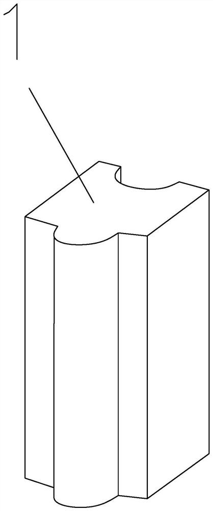 Hollow ball ceramic fiber brick and preparation method thereof