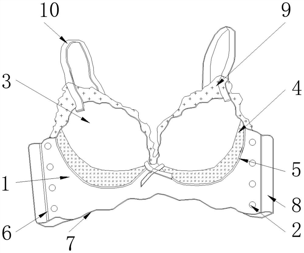 Breast nursing bra capable of preventing nipples from being pressed due to excessive force