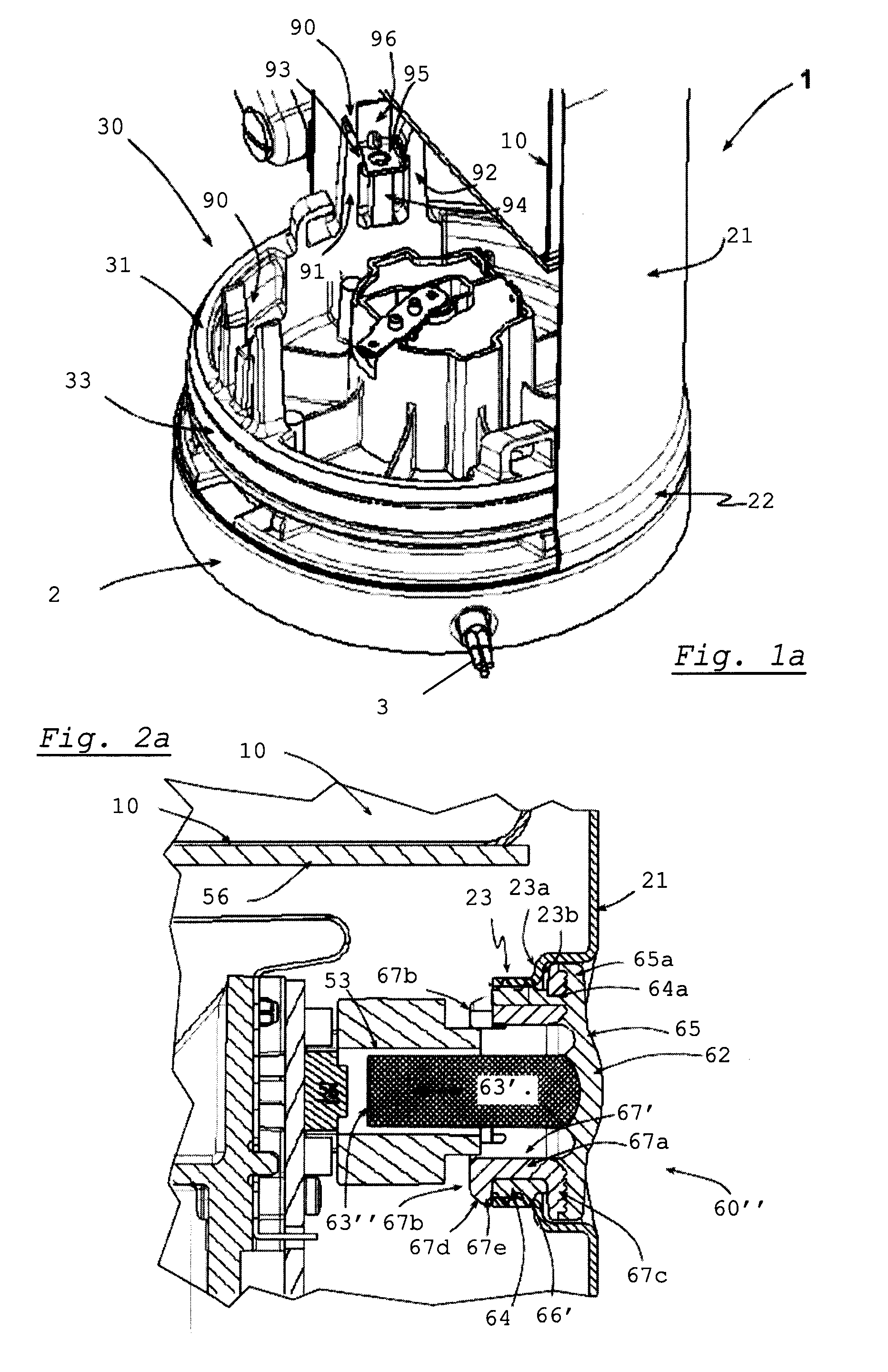 Appliance for conditioning a milk-based liquid