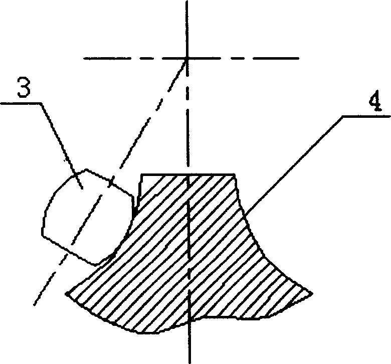 Arc surface calibratkon cam mechanism and its processing method