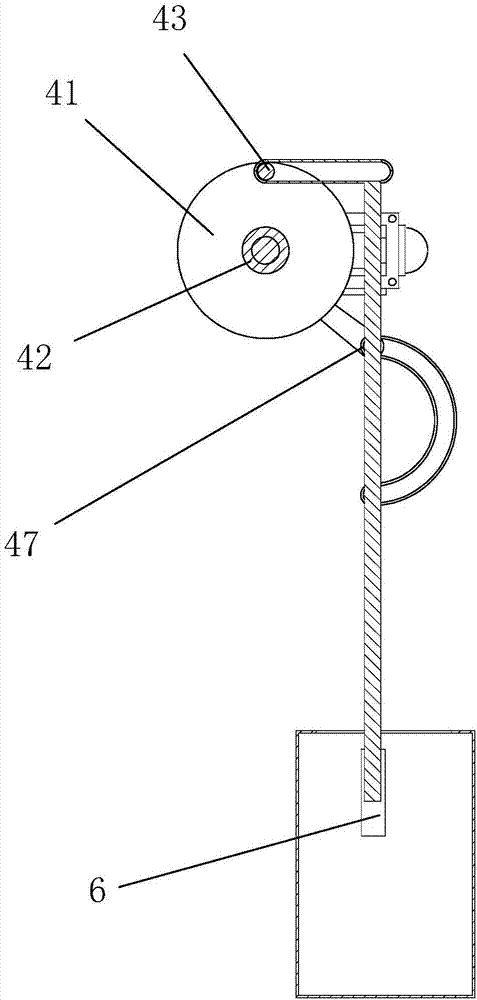 Emergency lamp with angle capable of being rotated conveniently