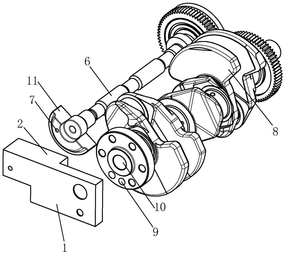 Tool for aligning and assembling balance shaft