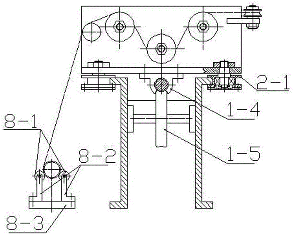 Super long water filter pipe winding machine