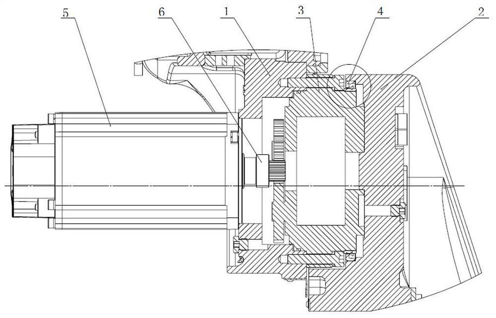 Robot joint combined sealing structure