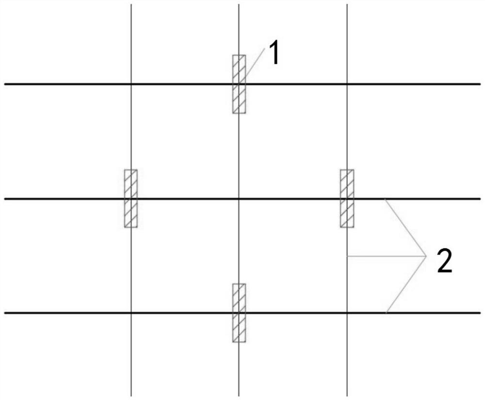 Docking block arrangement method for improving paint coverage rate of bottom of ship