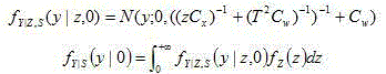 Image denoising method based on conversion coefficient statistical property