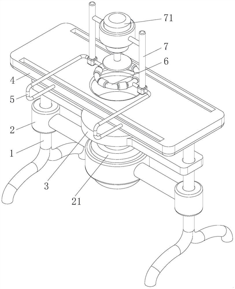 Warm-keeping down jacket fabric pasting device