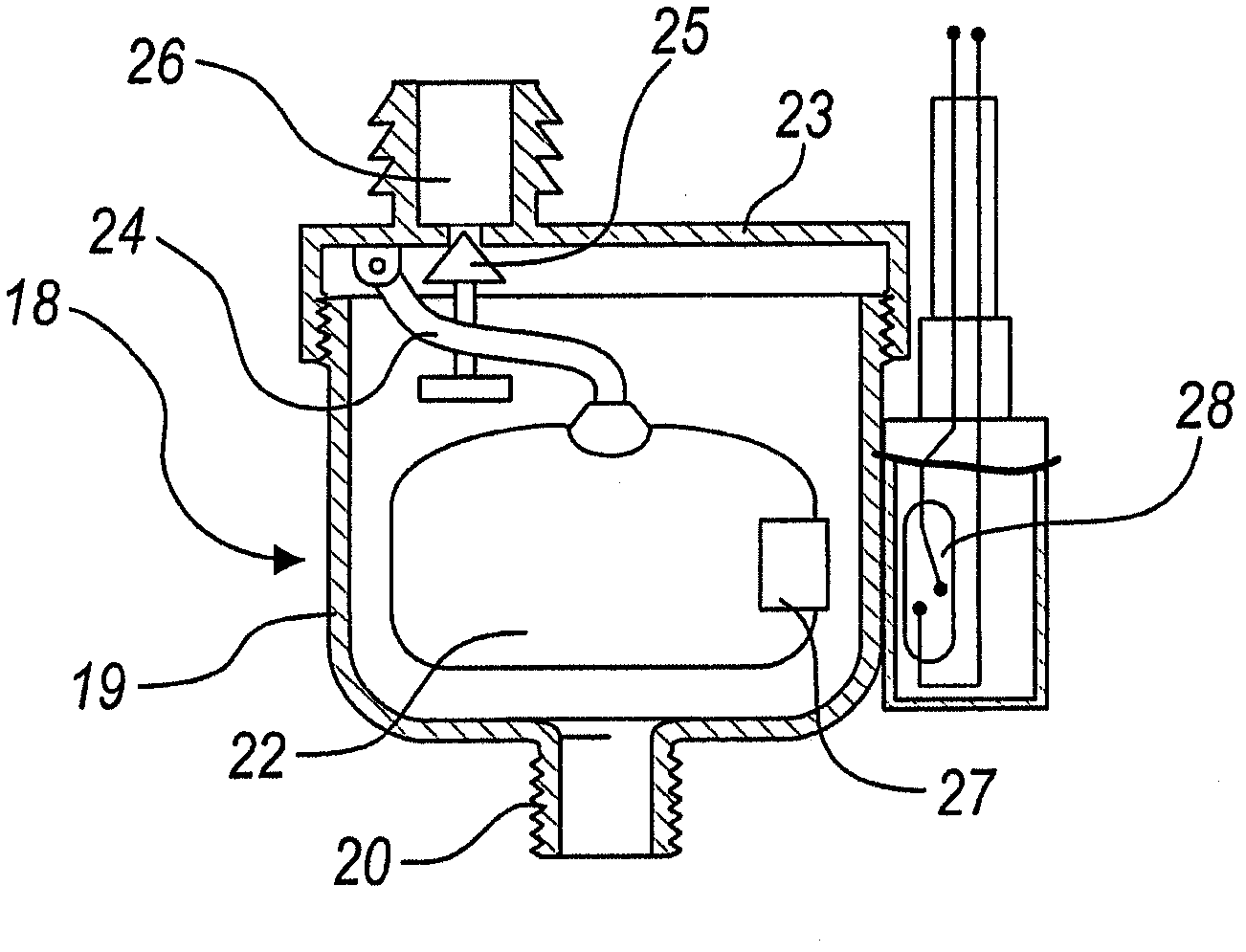 Priming device for electric pumps
