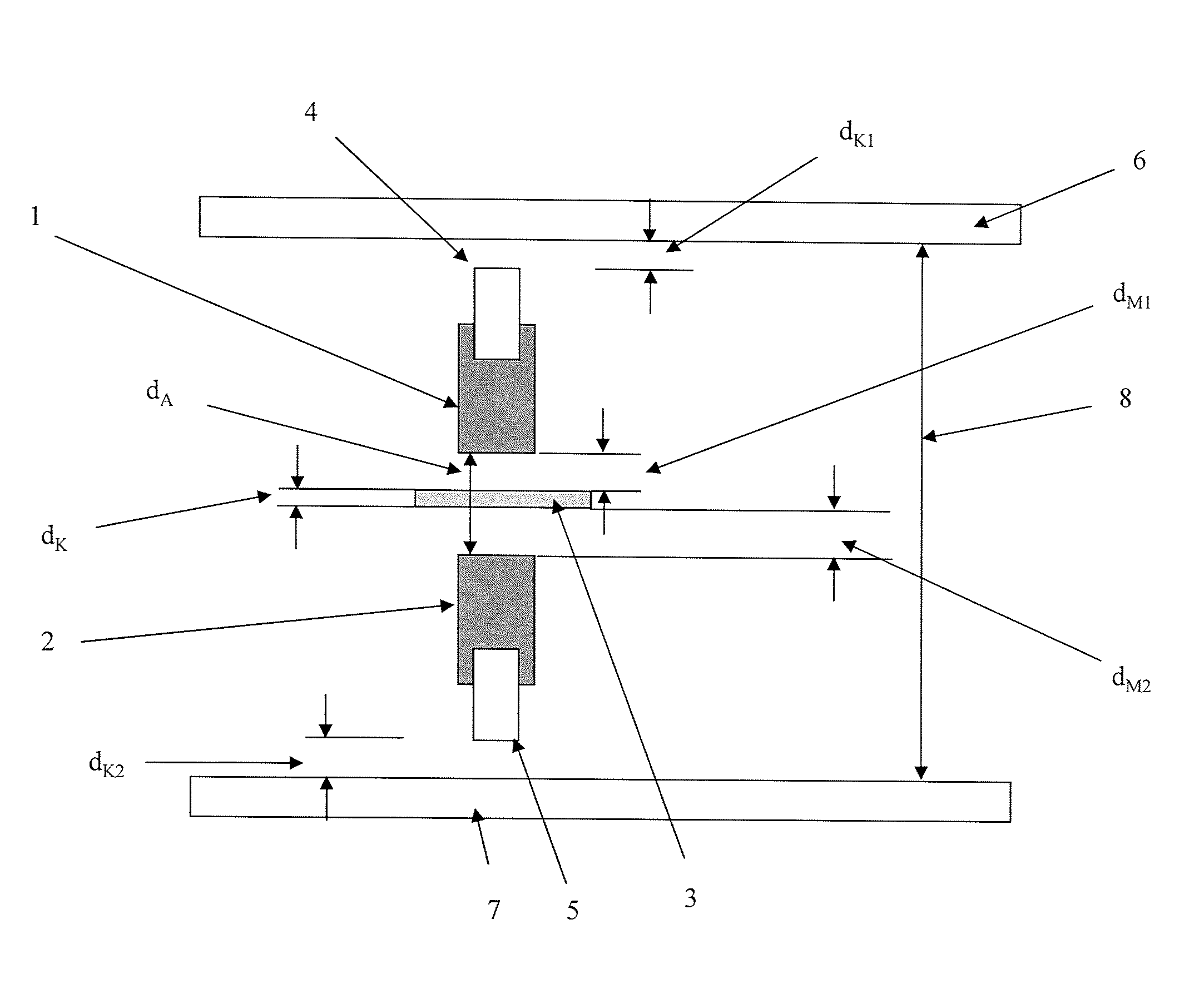 Apparatus and Method for Measuring the Thickness of a Measurement Object