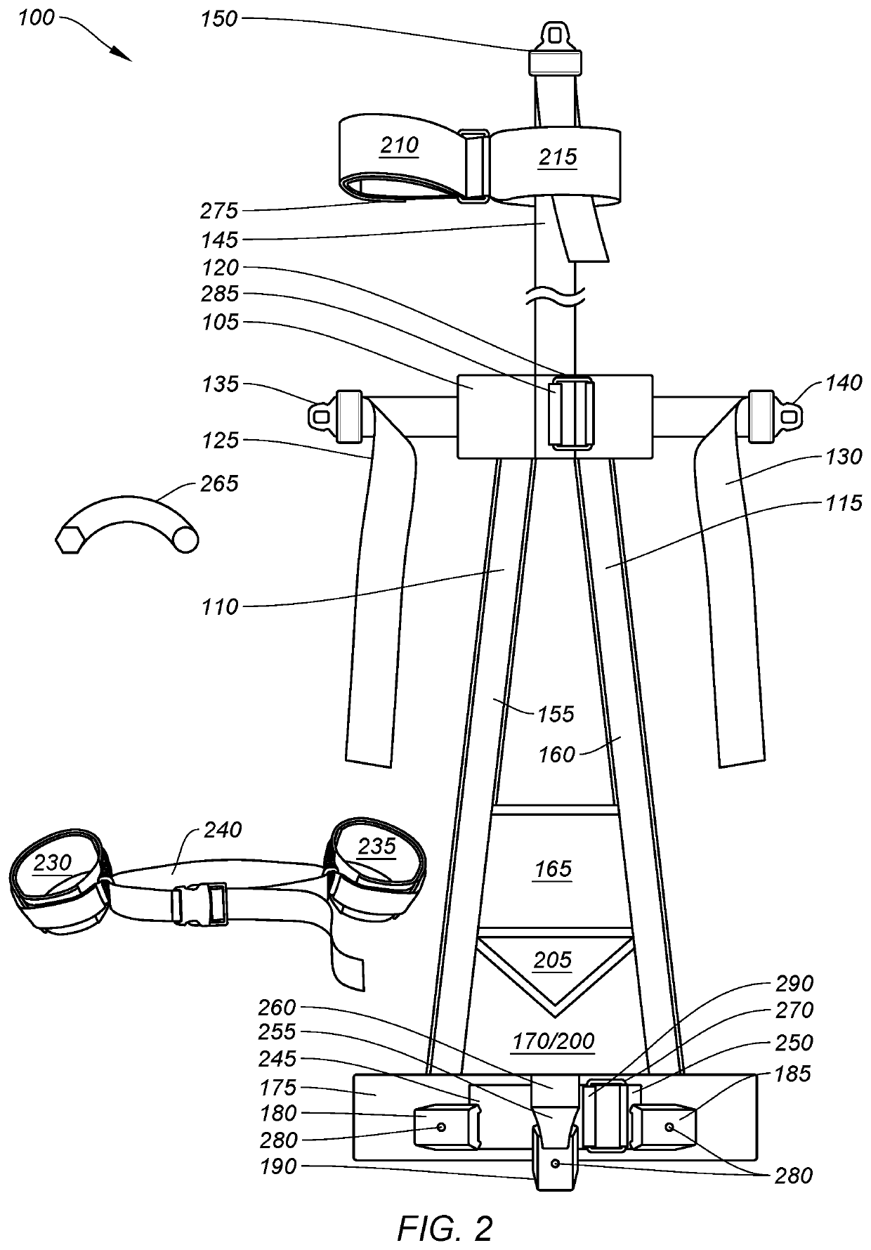 Safe mobility transport harness