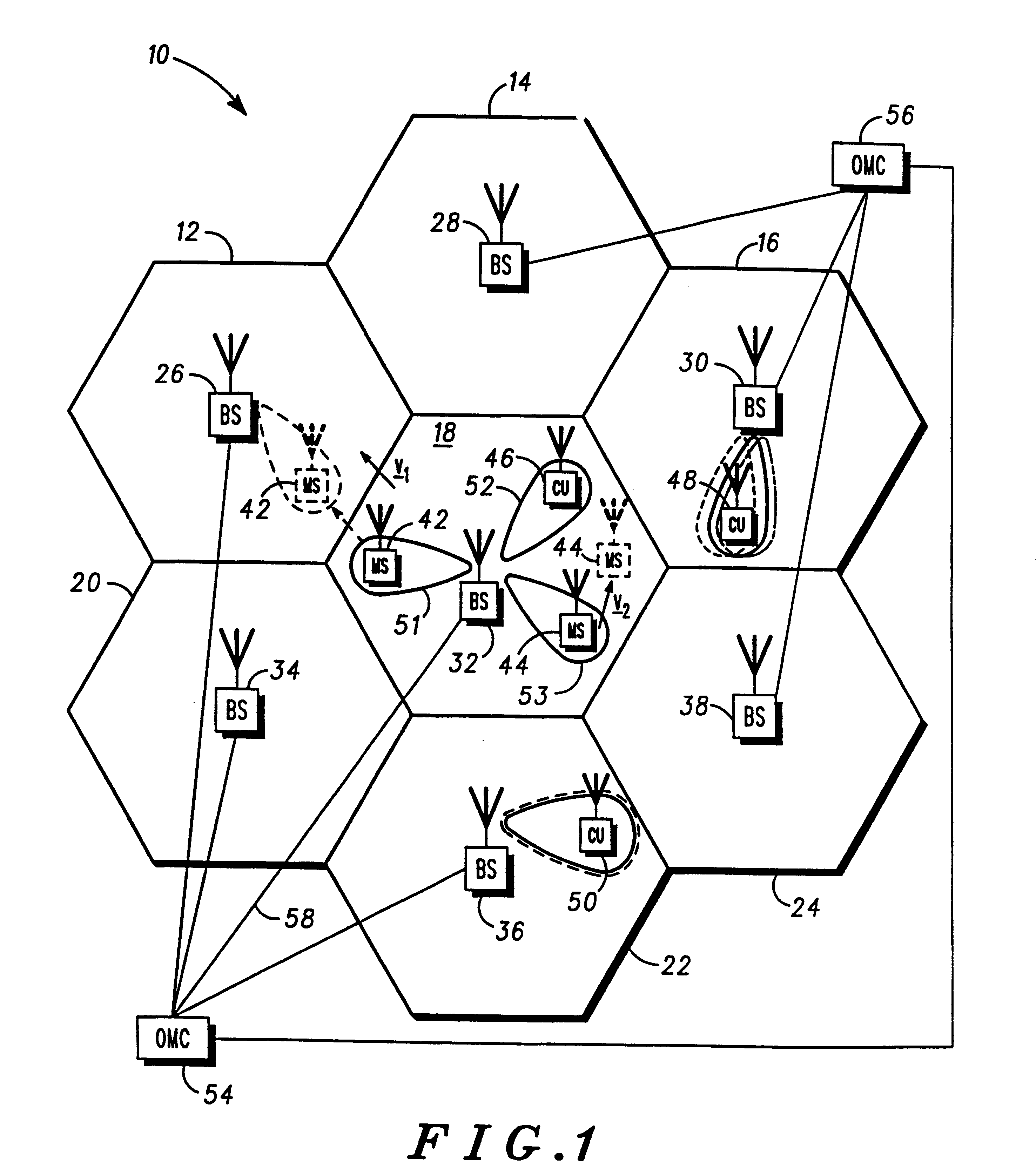 Communication system with a beamformed control channel and method of system control