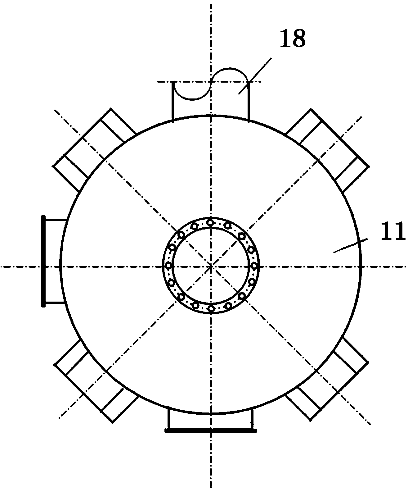 Asphalt flue gas processing system and processing technology