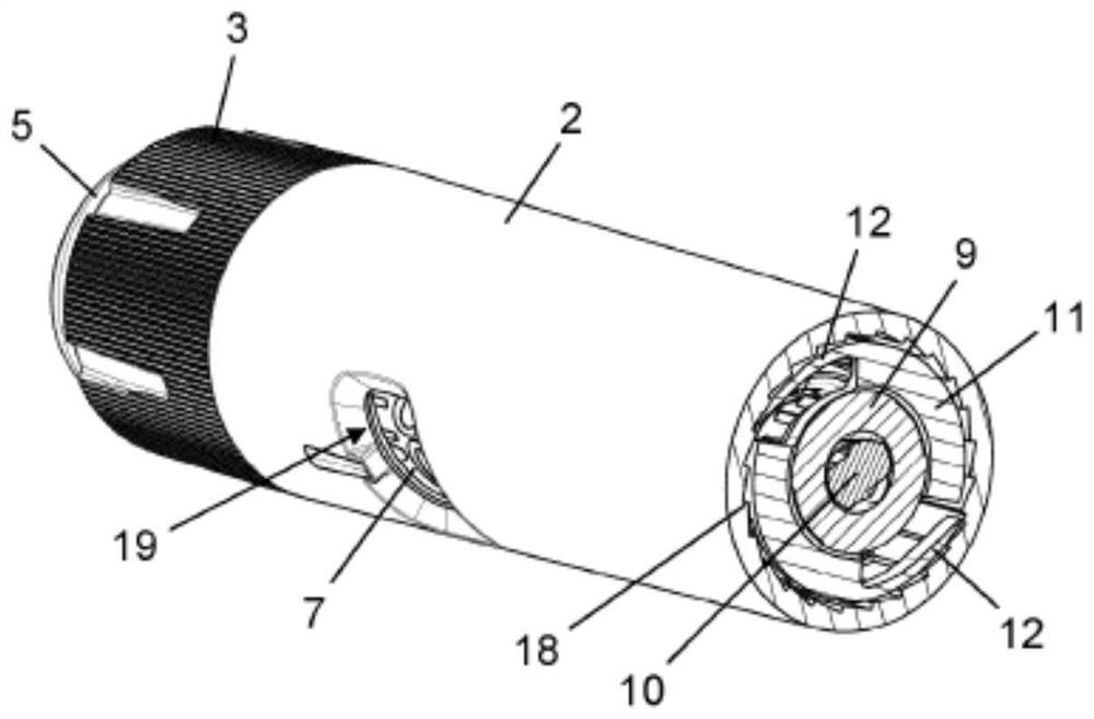 Drug delivery device with means for determining expelled dose