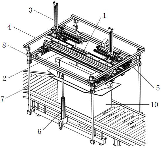 Plastic packaging bag sealing equipment