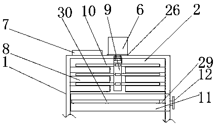 Device for slicing and crushing Chinese medicinal materials