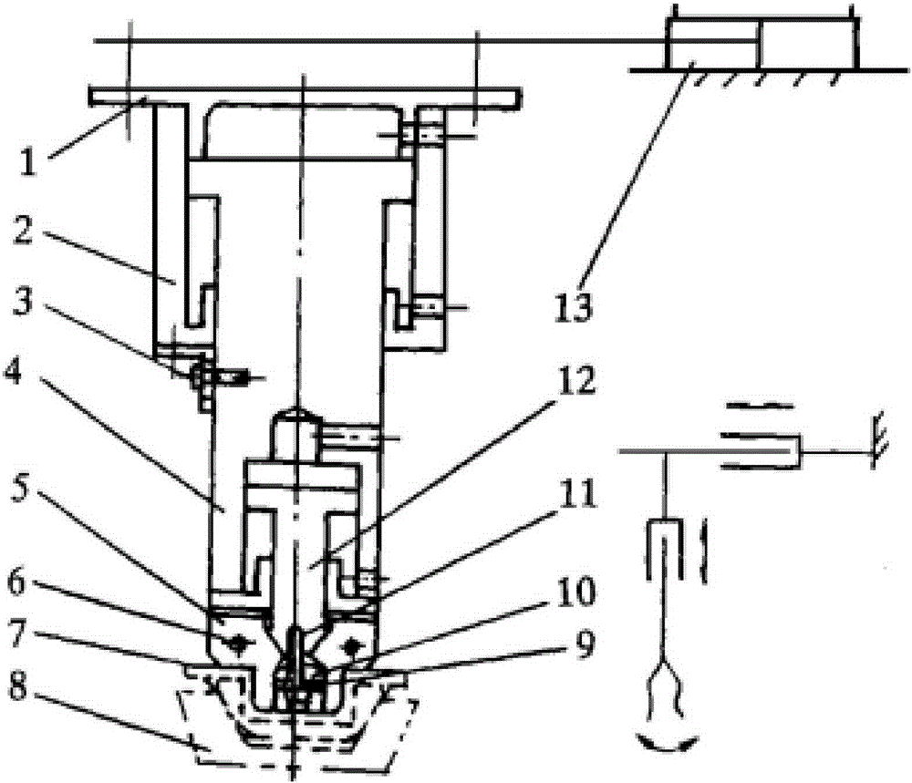 Two-degree-of-freedom workpiece clamping mechanism