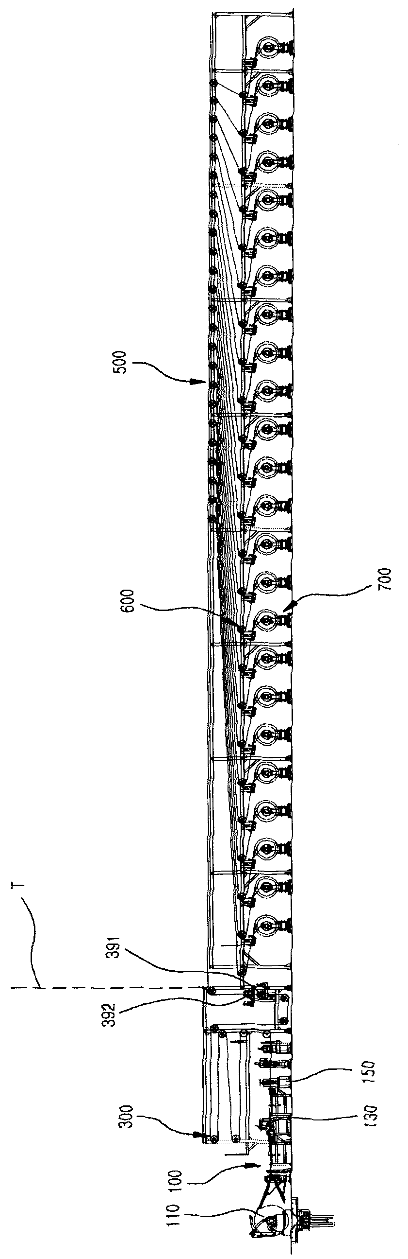 Steel plate winding device