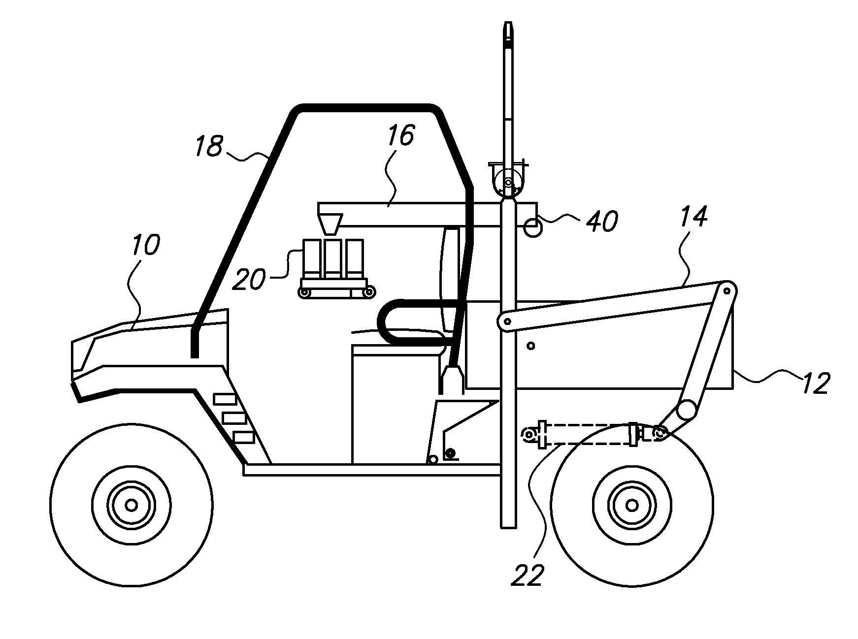 Vehicle-mounted soil sampling apparatus