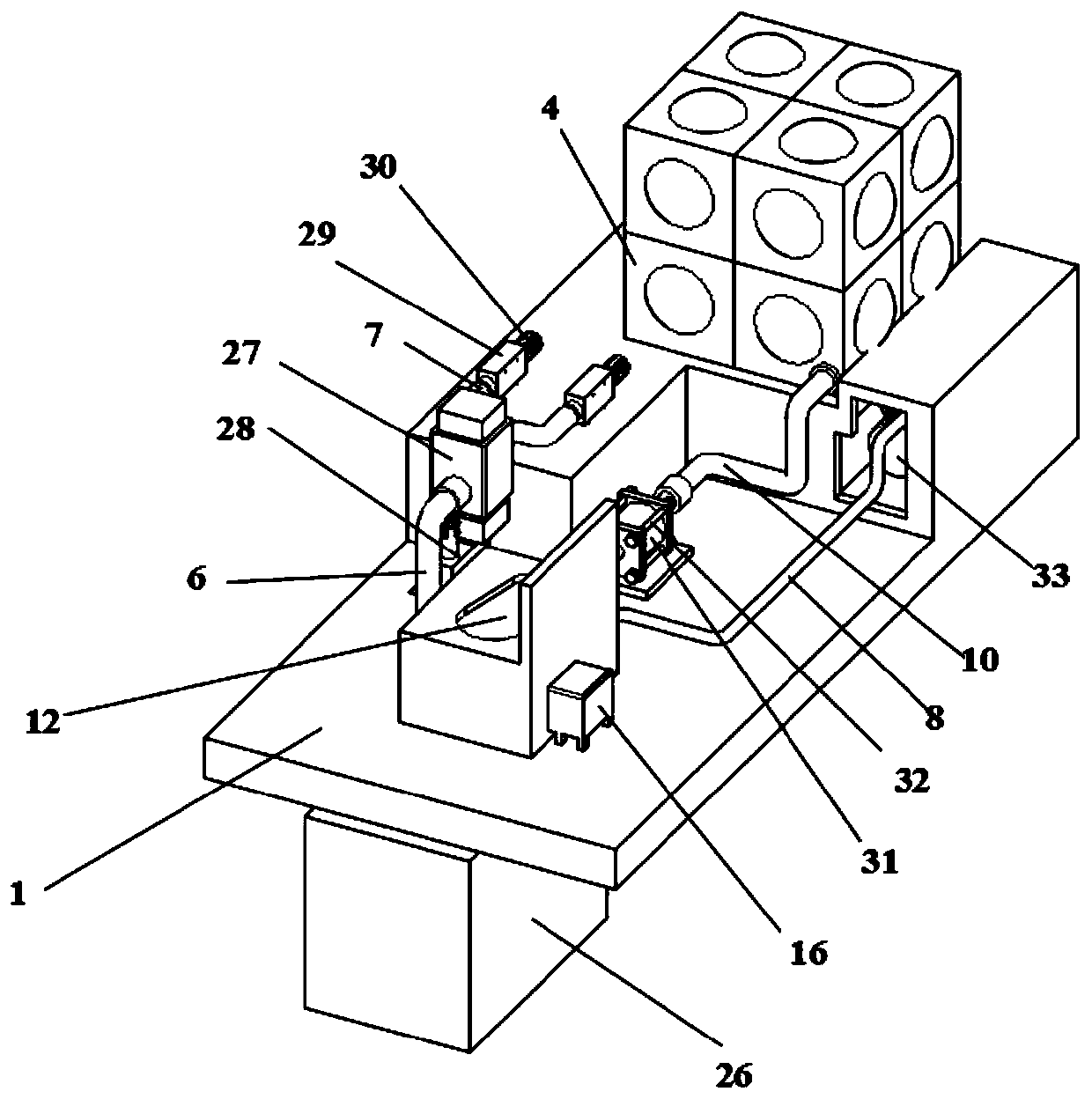 Anti-blocking device for railway vehicle excrement collector