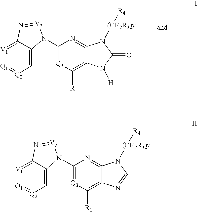 Purine and imidazopyridine derivatives for immunosuppression