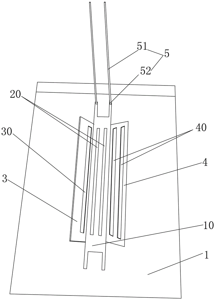 Inside pocket double-flap forming mold and use method