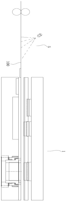 Motor adhesive iron core manufacturing device and manufacturing method thereof