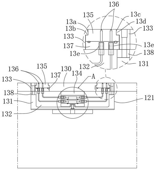 Motor adhesive iron core manufacturing device and manufacturing method thereof