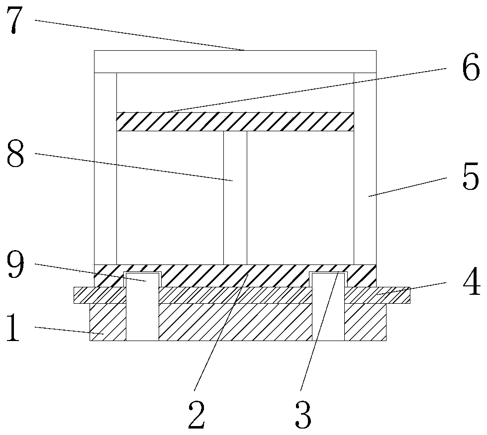 Assembly type energy-saving building lap-joint structure