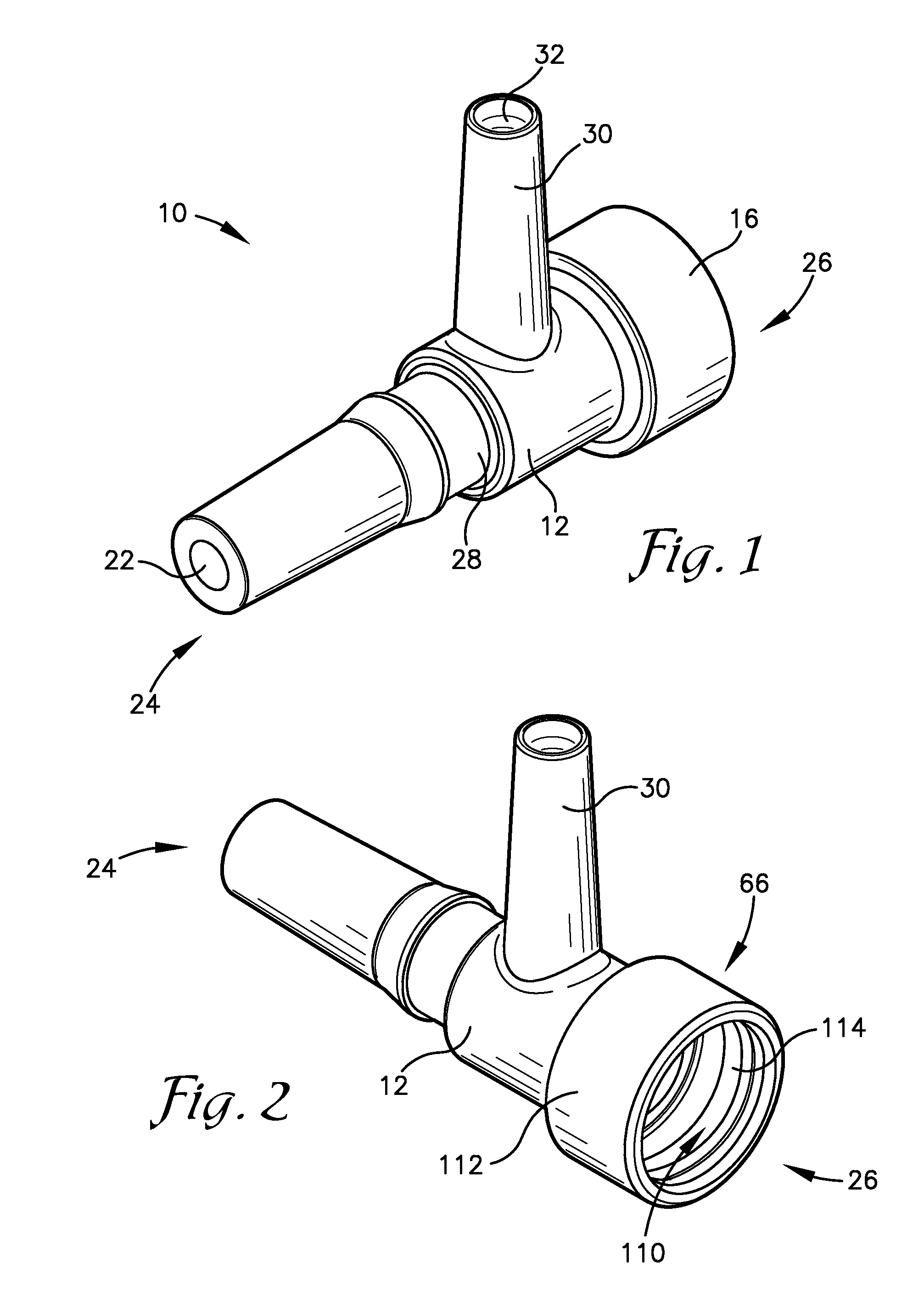 Split septum assembly for an intravenous injection site