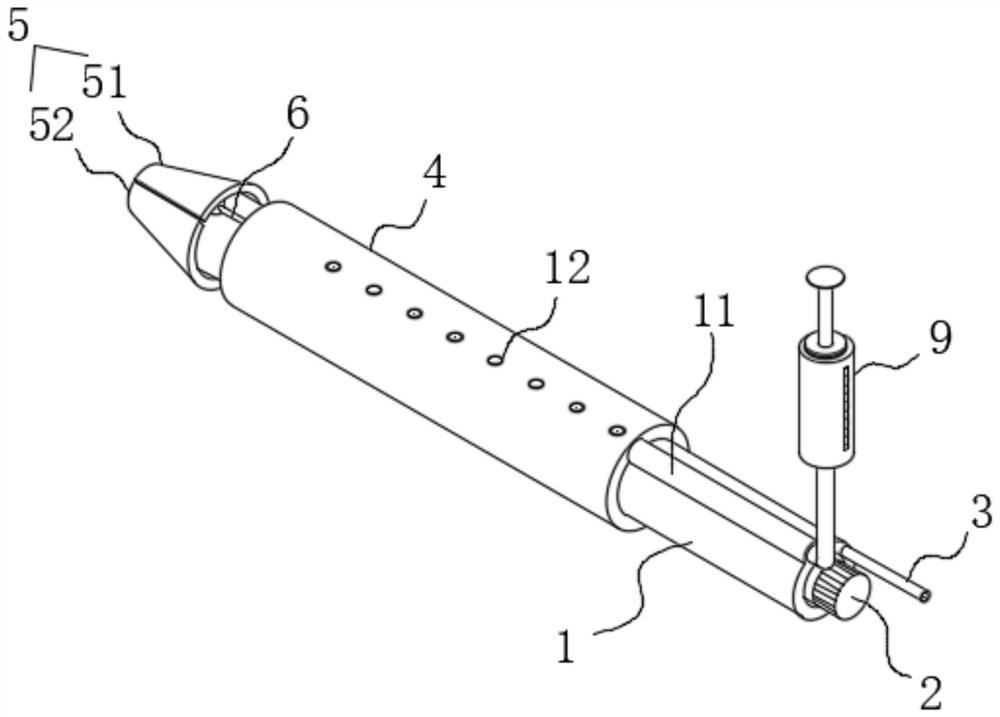 Examination device for gynecology department