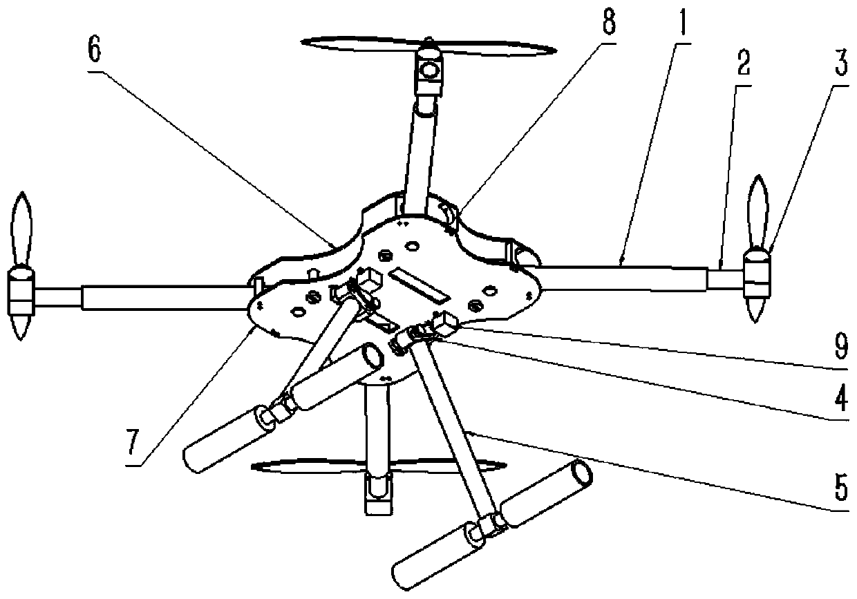 Drone with extending drone arms