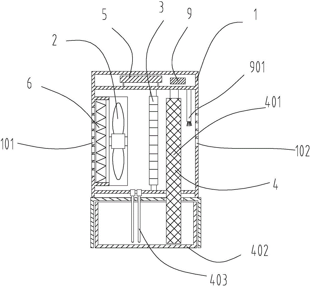 Water-molecule-rich light anion releasing device and corresponding releasing method