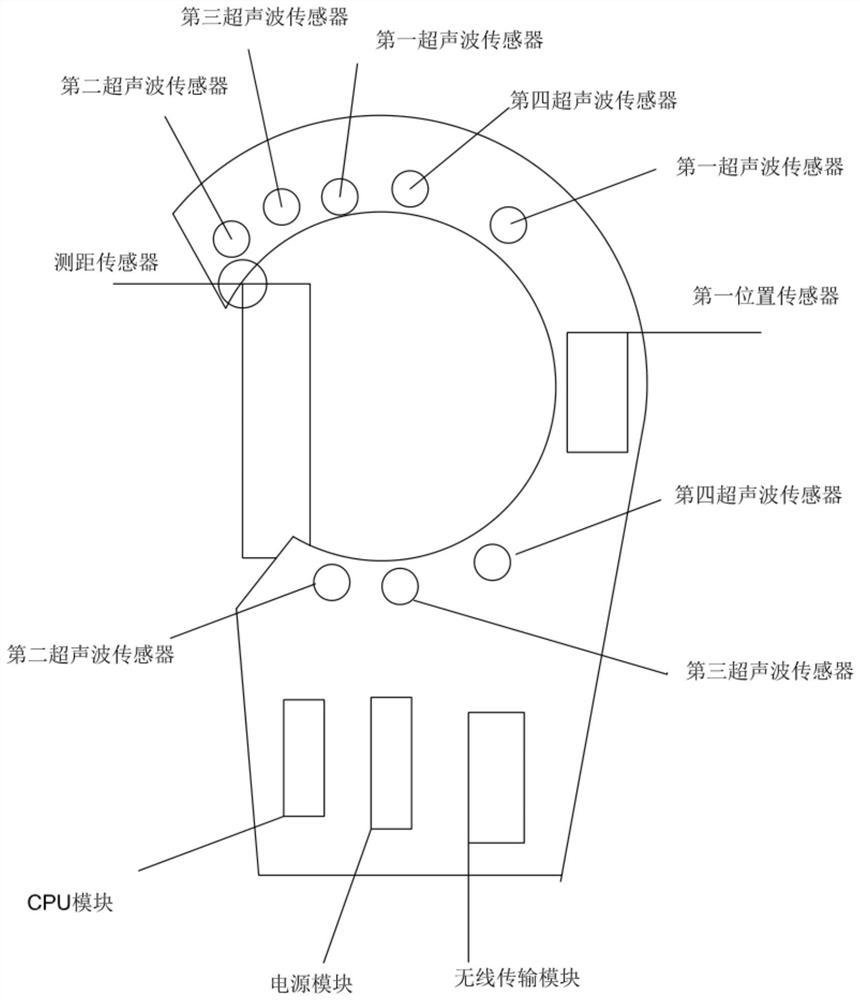 A safety rope hook state detection device and method