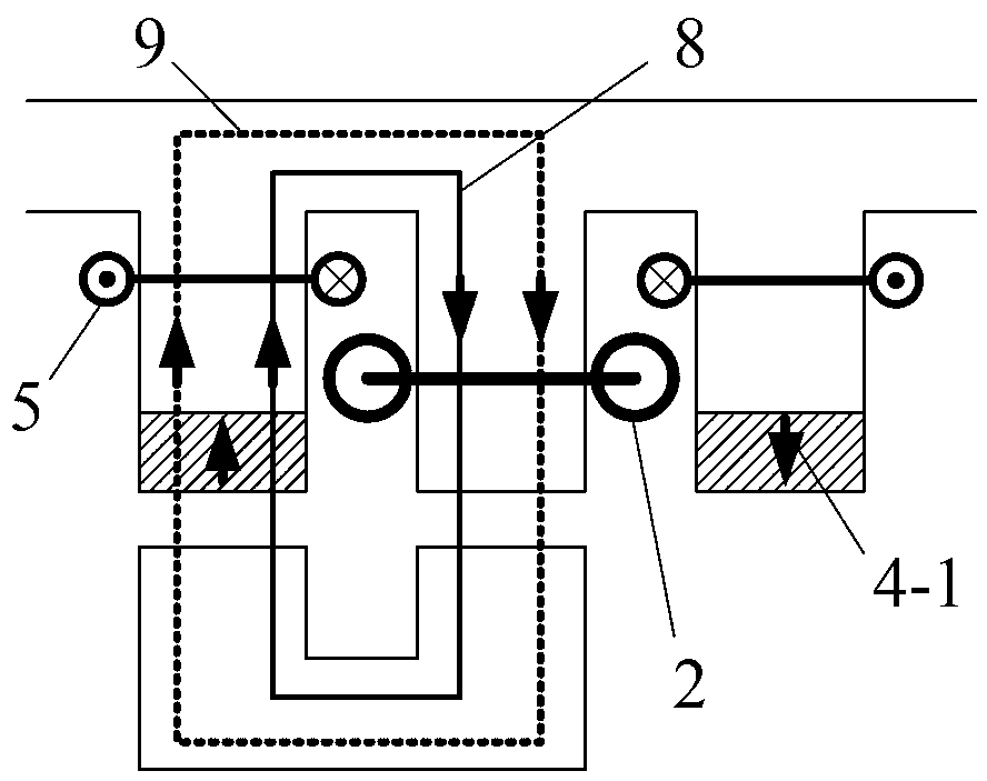 Mixed excitation stator surface-mounted double-salient motor