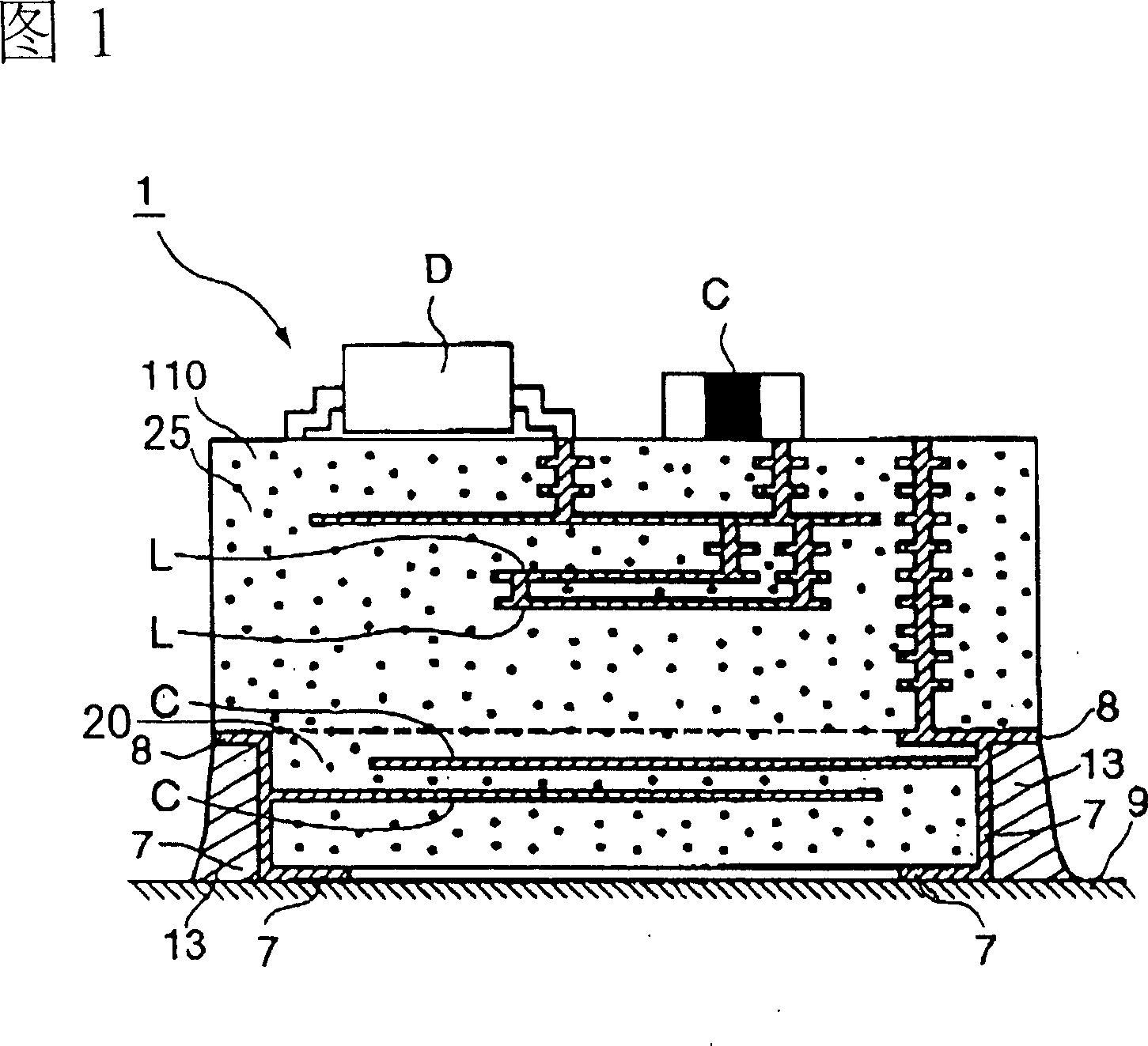 Electronic component and mobile communicating device using the same