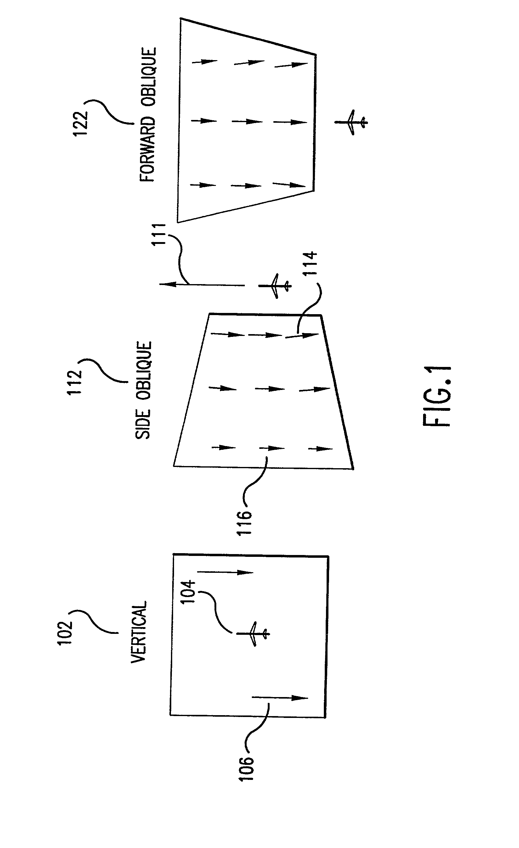 Electro-optical reconnaissance system with forward motion compensation