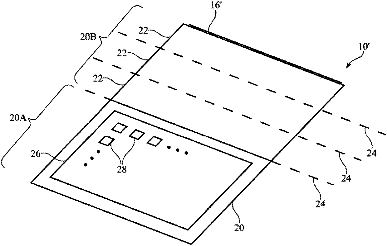 Fabric signal path structures for flexible devices