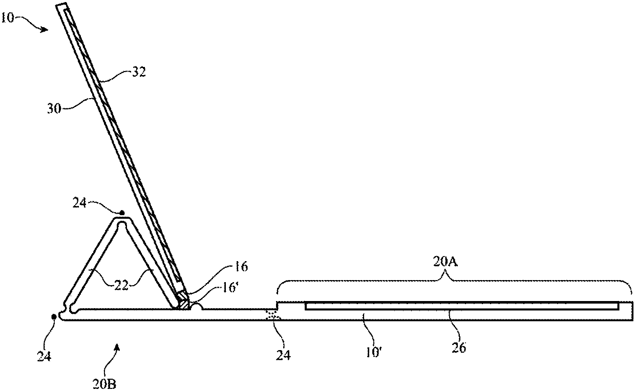 Fabric signal path structures for flexible devices