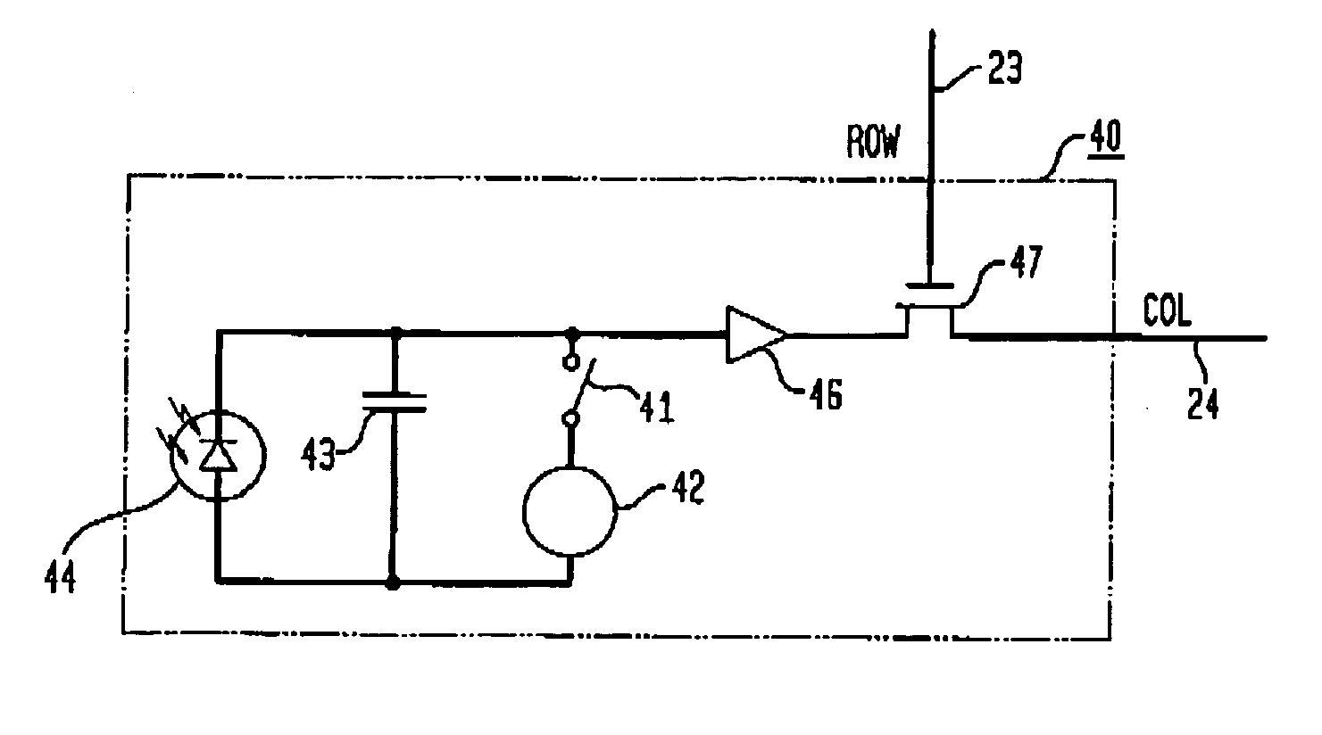 Optical receiver comprising a receiver photodetector integrated with an imaging array