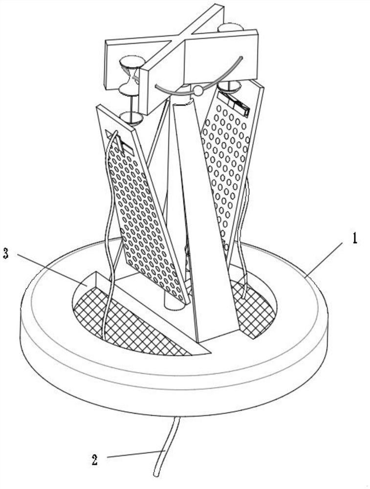 Construction method of underwater blocking net