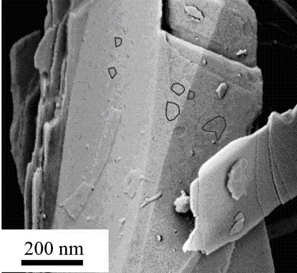 Preparation method of molybdenum disulfide nanosheet in stripping manner